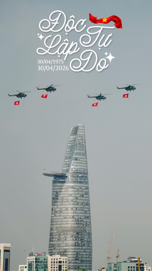 Mẫu thiết kế Hình nền điện thoại Mừng lễ 30/4 Giải Phóng Miền Nam 1777575103