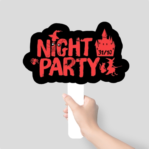 Mẫu thiết kế Hashtag cầm tay Halloween, lễ hội ma quái, sự kiện, event, dễ thương, cute, chibi, hoạt hình, cartoon 1780238973