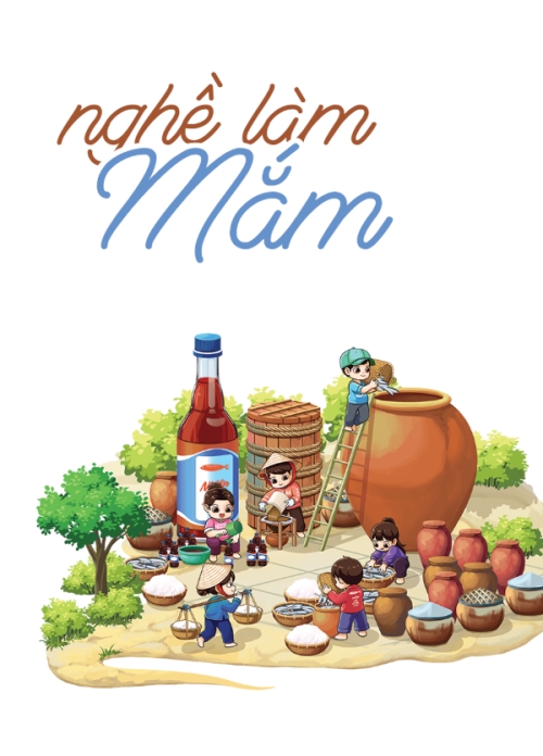 Mẫu thiết kế Sổ tay Nước mắm, fish sauce, Việt Nam, làng nghề, truyền thống, traditional, đơn giản, du lịch, travel 1778438784