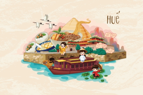 Mẫu thiết kế Postcard Huế 1778441730