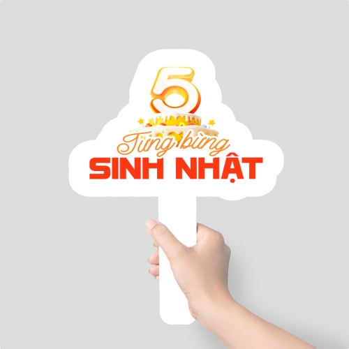 Mẫu thiết kế Hashtag cầm tay Tưng bừng sinh nhật 1778446322