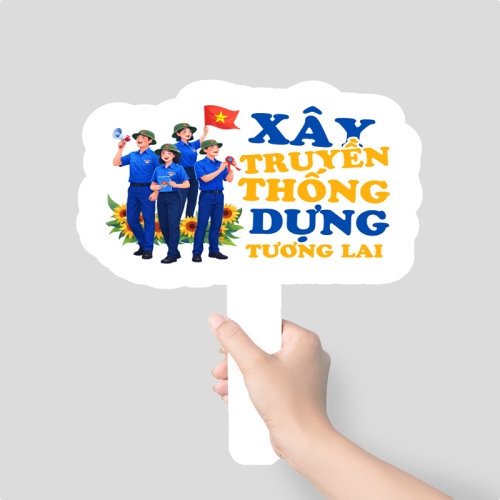 Mẫu thiết kế Hashtag cầm tay Ngày thành lập Đoàn TNCS Hồ Chí Minh 20/3 1778441951