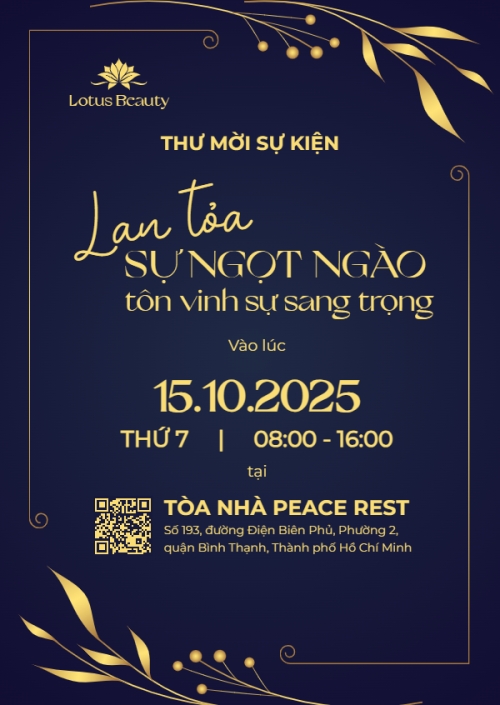Mẫu thiết kế Thư mời Spa, beauty, làm đẹp, thẩm mỹ, wedding, sự kiện, event, hoa lá, hiện đại, sang trọng, modern 1778442067