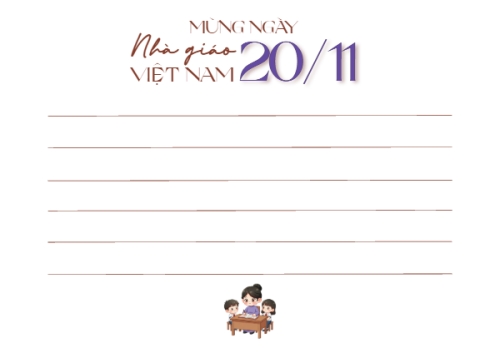 Mẫu thiết kế Thiệp chúc mừng Mừng ngày Nhà Giáo Việt Nam 1778438729