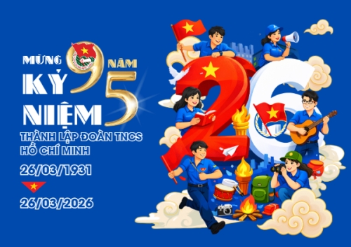 Mẫu thiết kế Thiệp chúc mừng Kỷ niệm ngày thành lập Đoàn TNCS Hồ Chí Minh 26/3 1777575361