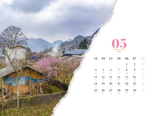 Mẫu thiết kế Lịch để bàn Xin chào 2026 1778451477