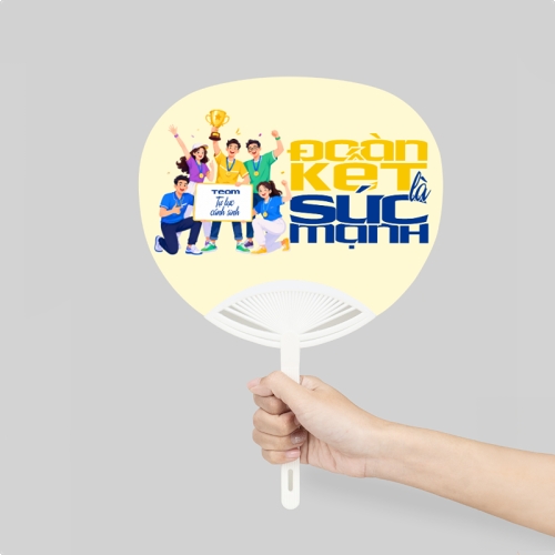 Mẫu thiết kế Quạt cầm tay Đoàn kết là sức mạnh 1780228582