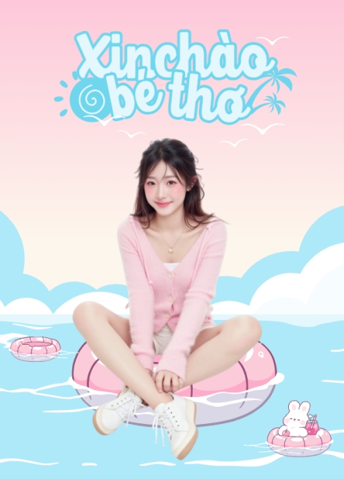 Mẫu thiết kế Sổ tay Hè, summer, biển, sea, ocean, đại dương, dễ thương, cute, chibi, hoạt hình, cartoon 1778438786
