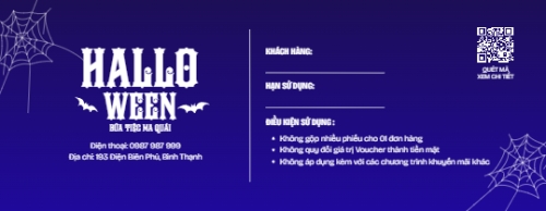 Mẫu thiết kế Gift voucher Halloween, lễ hội ma quái, sự kiện, event, thẩm mỹ, làm đẹp, beauty, dễ thương, cute, chibi, hoạt hình, cartoon 1778452364