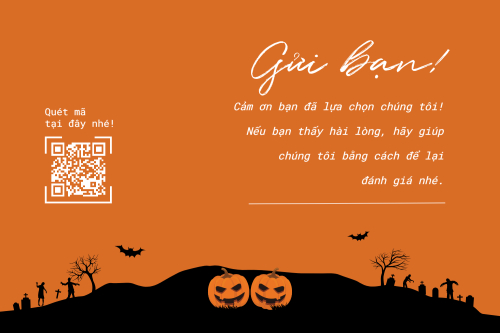 Mẫu thiết kế Thank you card Halloween, hiện đại, sang trọng, modern 1778455866