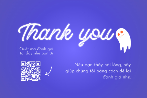 Mẫu thiết kế Thank you card Halloween, hiện đại, sang trọng, modern 1778455866