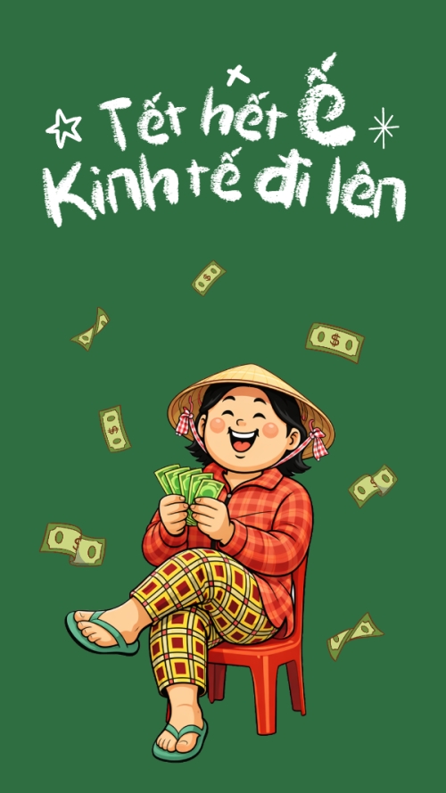Mẫu thiết kế Hình nền điện thoại Tết hết ế kinh tế đi lên 1778442553