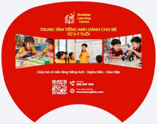 Mẫu thiết kế Quạt cầm tay Khóa học tiếng anh cho bé 1780222214