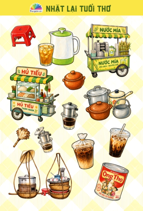 Mẫu thiết kế Nhãn Sticker - Sticker Sheets Nhặt lại tuổi thơ 1778442480
