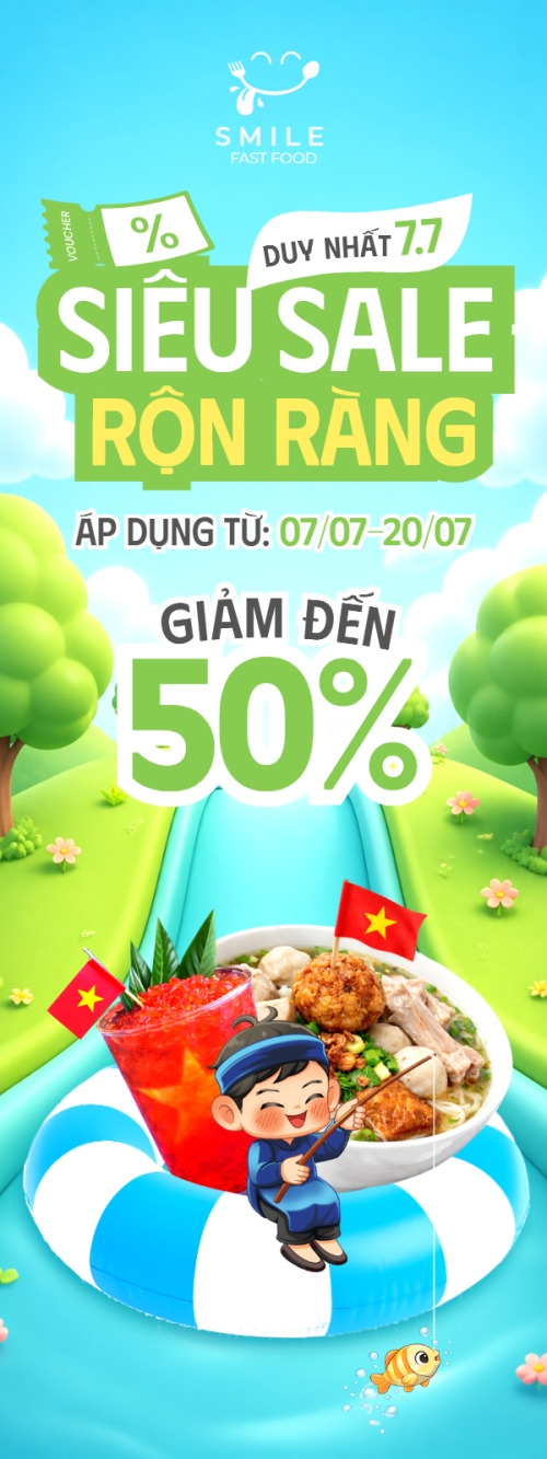 Mẫu thiết kế Standee Siêu sale rộn ràng 1778442488