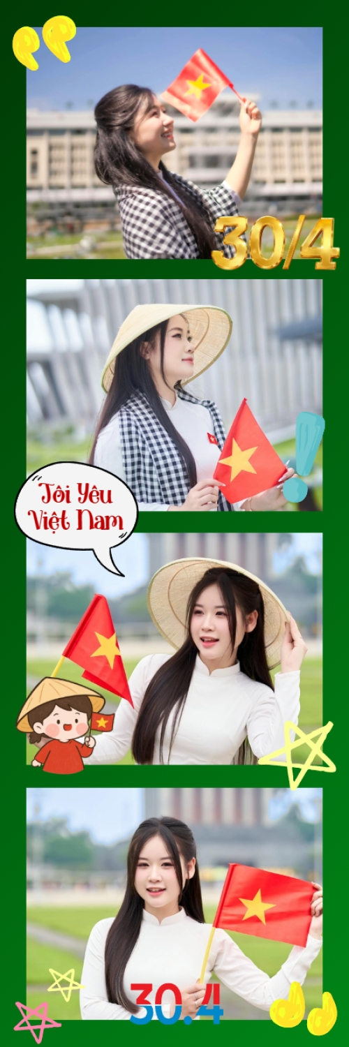 Mẫu thiết kế Bộ Ảnh Photobooth Tôi yêu Việt Nam 1779999411