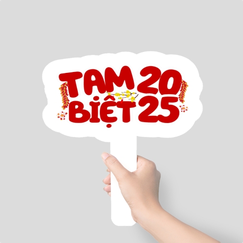 Mẫu thiết kế Hashtag cầm tay Tạm biệt 2025 1778442636