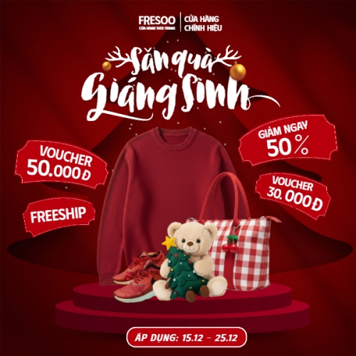 Mẫu thiết kế Ảnh sản phẩm Săn quà giáng sinh 1781080372