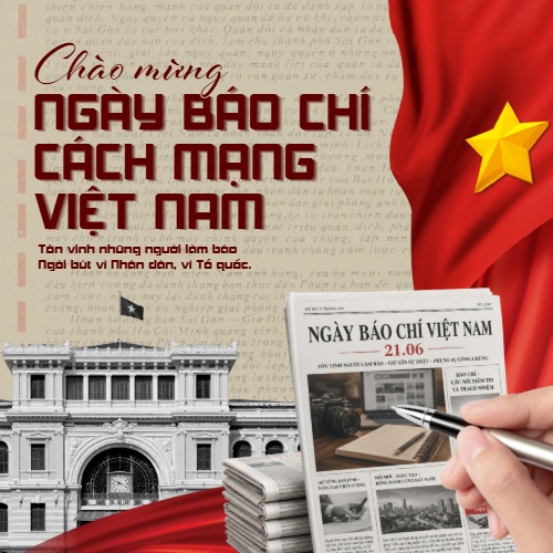 Mẫu thiết kế Bài post MXH vuông Ngày báo chí cách mạng Việt Nam 1780511938