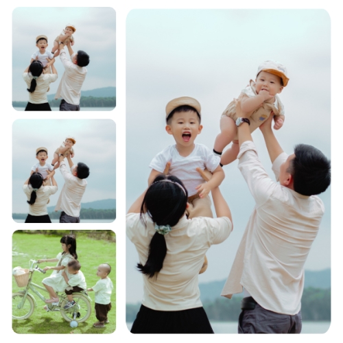 Mẫu thiết kế Photobook vuông Tình yêu, love, Gia đình, family, nhà 1781499449