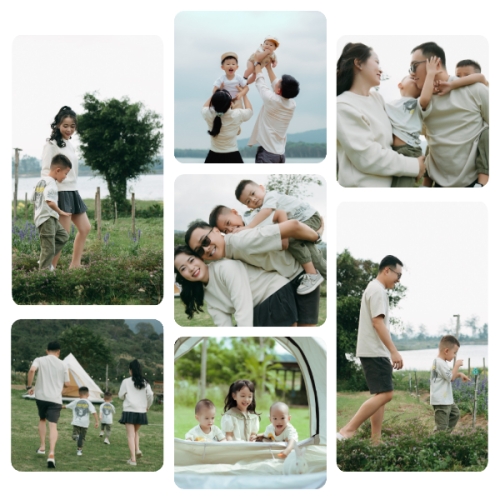 Mẫu thiết kế Photobook vuông Tình yêu, love, Gia đình, family, nhà 1781499449