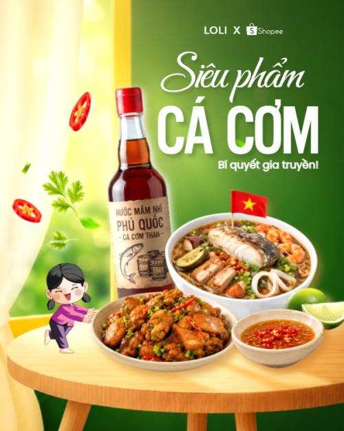 Mẫu thiết kế Bài post MXH dọc Siêu phẩm cá cơm 1781513336