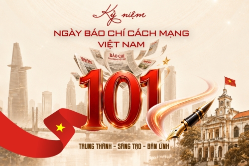 Mẫu thiết kế Bài post MXH ngang Kỷ niệm ngày báo chí cách mạng Việt Nam 1781066034