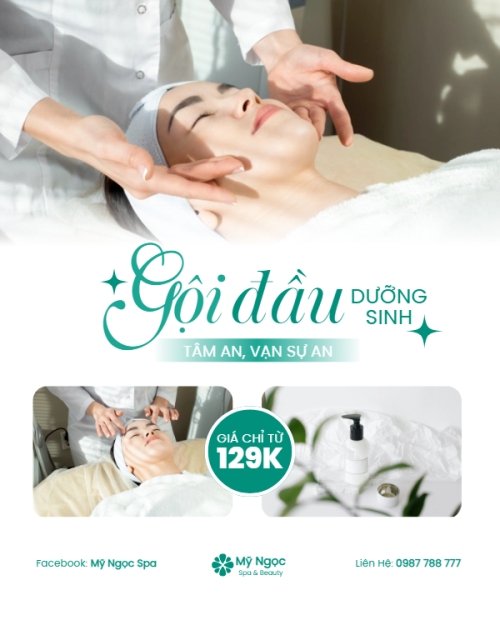 Mẫu thiết kế Bài post MXH dọc Gội đầu dưỡng sinh 1781344244
