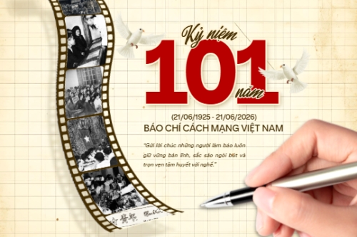 Mẫu thiết kế Bài post MXH ngang Chào mừng ngày Báo chí Cách mạng Việt Nam 21/6 1781072405