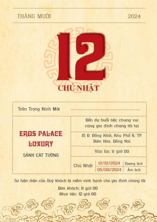 Mẫu thiết kế Ruột thiệp cưới Tri Kỷ, truyền thống, traditional, dân gian 1780431489