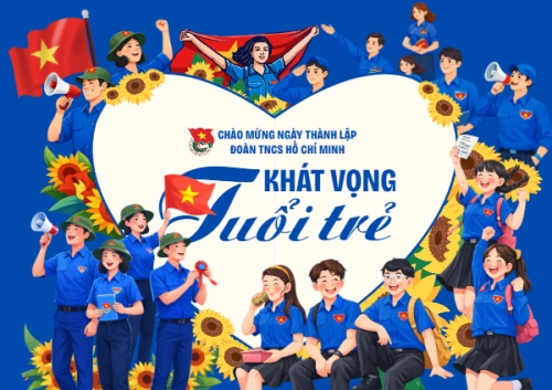 Mẫu thiết kế Thiệp chúc mừng Ngày thành lập Đoàn TNCS Hồ Chí Minh 20/3 1781060696