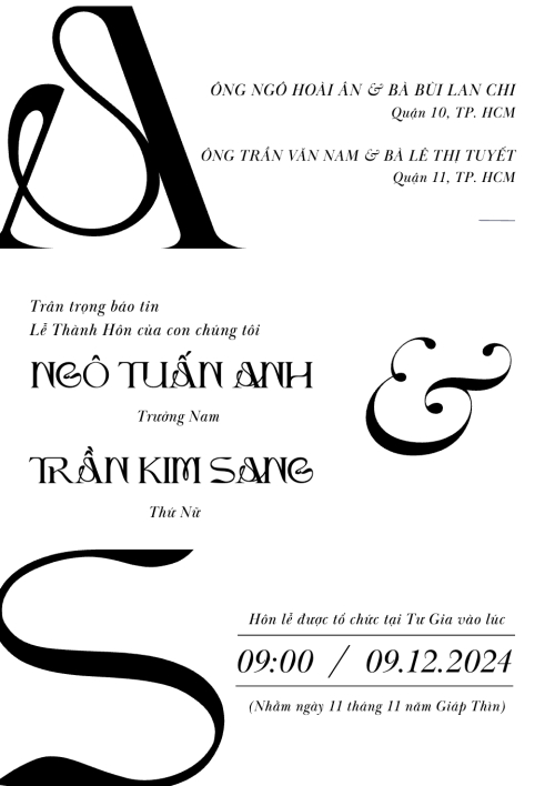 Mẫu thiết kế Ruột thiệp cưới Hoàng hôn,hiện đại, sang trọng, modern 1780426977