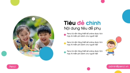 Mẫu thiết kế Bài thuyết trình Sắc màu mầm non 1781541462