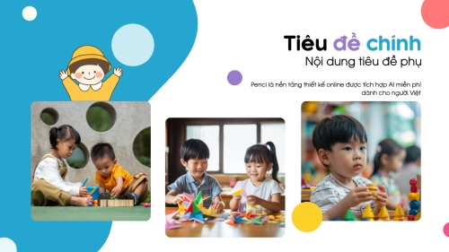 Mẫu thiết kế Bài thuyết trình Sắc màu mầm non 1781541462