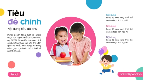 Mẫu thiết kế Bài thuyết trình Sắc màu mầm non 1781541462
