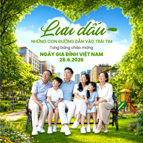 Mẫu thiết kế Bài post MXH vuông Chào mừng ngày Gia đình Việt Nam 28.6 1781343968