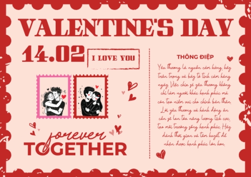 Mẫu thiết kế Thiệp chúc mừng thiệp valentine 1781534544
