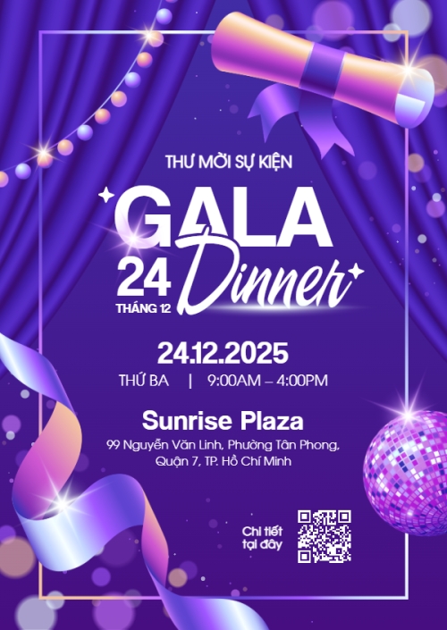 Mẫu thiết kế Thư mời Gala dinner tiệc cuối năm 1780611589