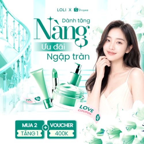 Mẫu thiết kế Bài post MXH vuông Dành tặng Nàng ưu đãi ngập tràn 1781541456