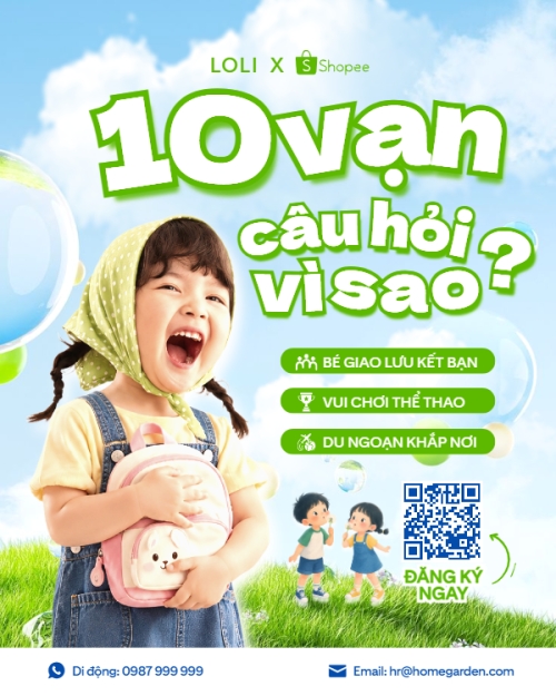 Mẫu thiết kế Bài post MXH dọc 10 vạn câu hỏi vì sao ngày hè 1780426022