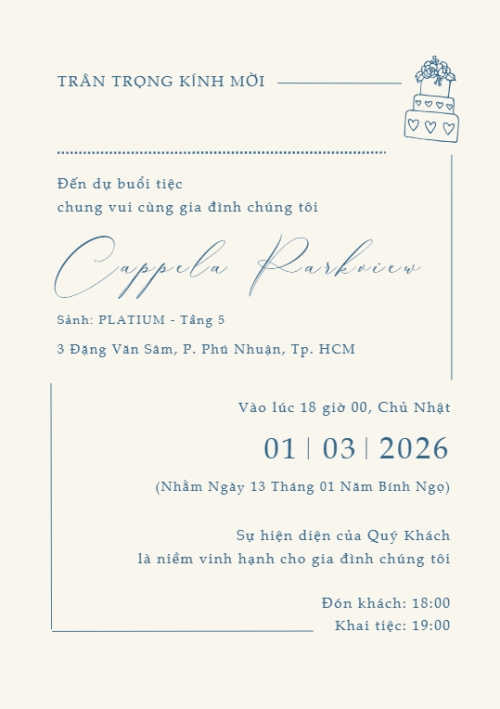 Mẫu thiết kế Ruột thiệp cưới Thiệp cưới Navy classic 1780431453