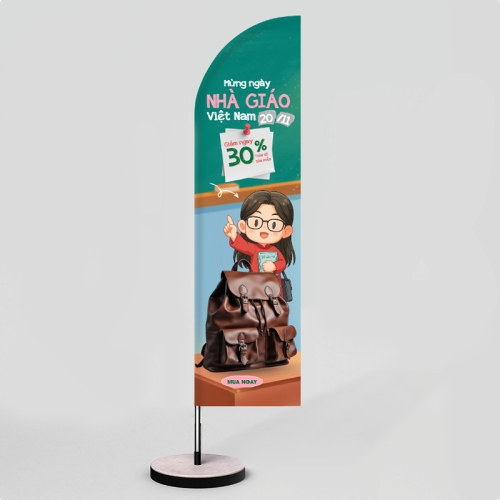 Mẫu thiết kế Cờ phướn Giảm giá balo 1781540683