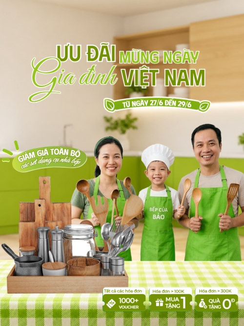Mẫu thiết kế Banner dọc Ưu đãi mừng ngày gia đình Việt Nam 1781691733