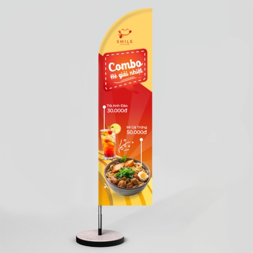 Mẫu thiết kế Cờ phướn Mì, fastfood, đồ ăn, food, thực phẩm, ẩm thực, món ăn, F&B, thức ăn	 1781540623