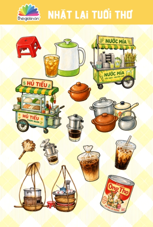Mẫu thiết kế Nhãn Sticker - Sticker Sheets Nhặt lại tuổi thơ 1781535364