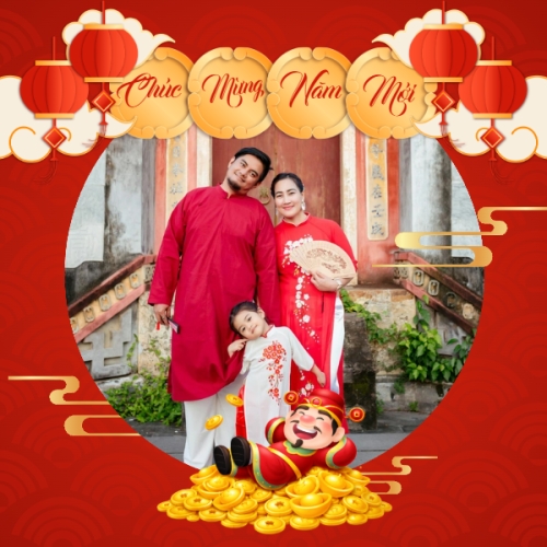 Mẫu thiết kế Ảnh đại diện - Avatar Chúc mừng năm mới 1780601507