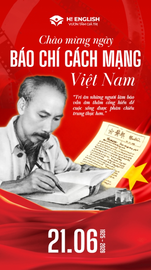 Mẫu thiết kế Bài post MXH (9:16) Chào mừng ngày Báo chí Cách mạng Việt Nam 21/6 1781523069