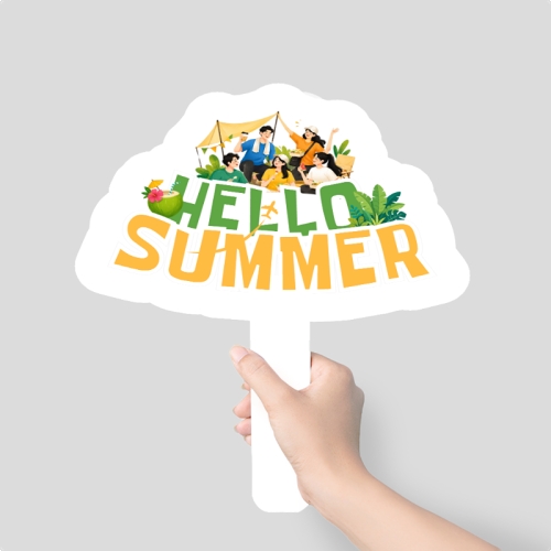 Mẫu thiết kế Hashtag cầm tay Hello summer 1780511890