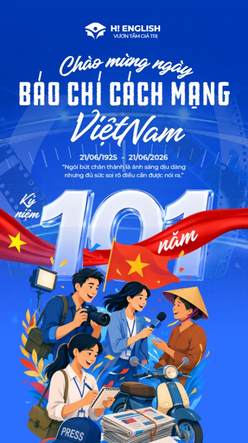 Mẫu thiết kế Bài post MXH (9:16) Nhiệt liệt chào mừng ngày Báo chí Cách mạng Việt Nam 21/6 1781512947