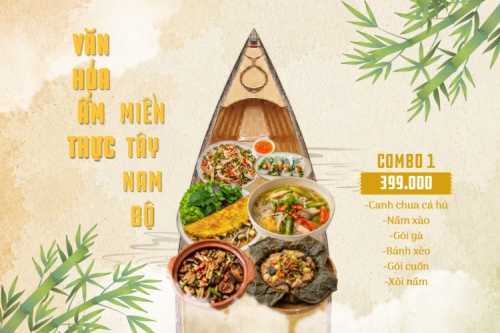 Mẫu thiết kế Bài post MXH ngang Văn hóa ẩm thực miền tây nam bộ 1781498378